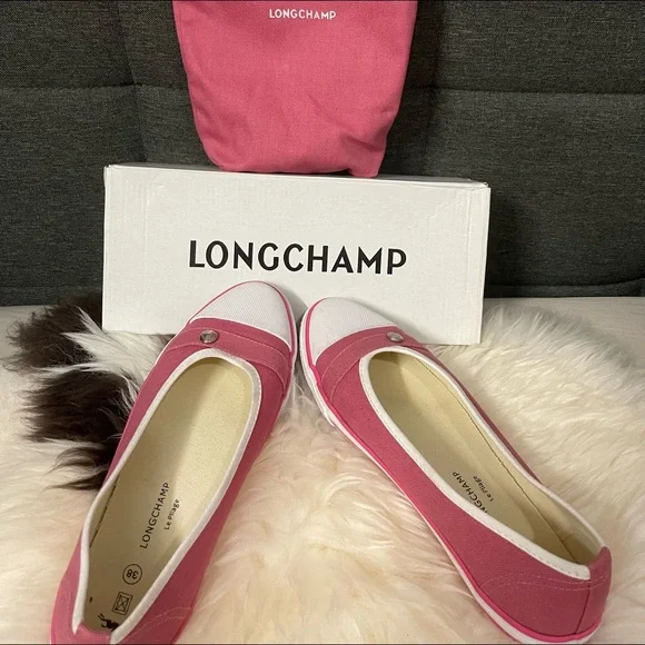 Longchamp Pink Sneakers - Picture 2 of 3